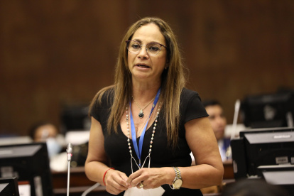 Figura. Pierina Correa es la asambleísta nacional más votada en esta elección. El correísmo logró 52 curules.