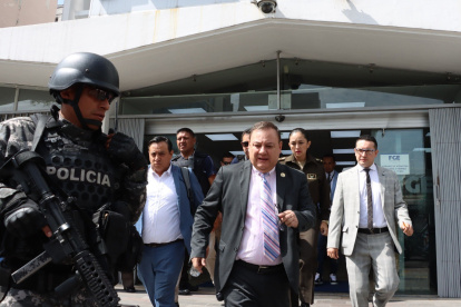 Versión. Uno de los llamados a dar versión en la Fiscalía es el ministro del Interior Juan Zapata.