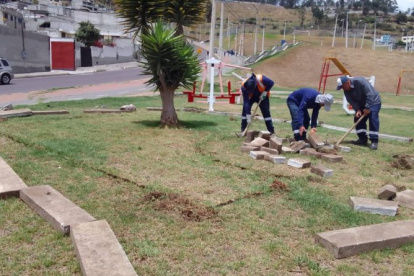 Niñas y niños del sector fueron los “arquitectos”, pensaron y diseñaron la renovación de este espacio público.