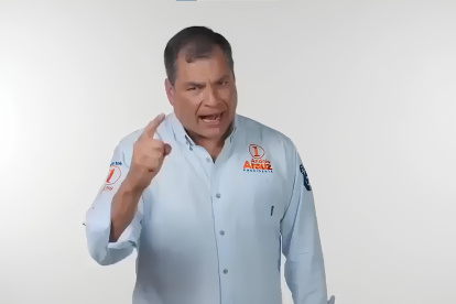 Comportamiento. En 2021, durante la campaña presidencial de Andrés Arauz, Correa soltó un video amenazando a medios de comunicación.