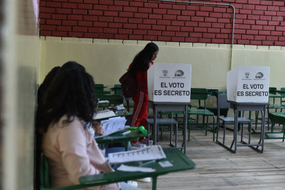 Los electores acudieron a votar sin mayores expectativas el domingo 15 de octubre de 2023.