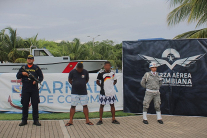 Dos tripulantes de la embarcación fueron detenidos.