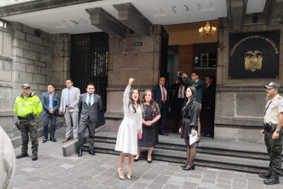 Ingreso de Verónica Abad a la Vicepresidencia de la República.