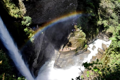 El Pailón del Diablo en Baños de Agua Santa.