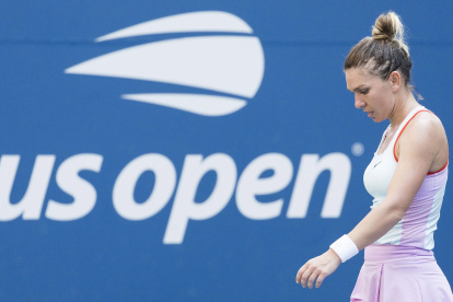 Simona Halep en el US Open 2022, última temporada que jugó.
