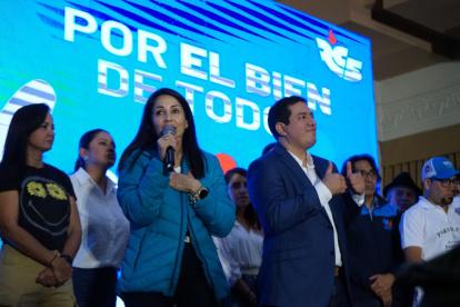 Luisa González obtuvo el 48% de los votos en las elecciones y, de inmediato, reconoció el triunfo de Noboa.
