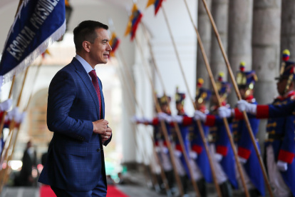 Fotografía de archivo del presidente electo de Ecuador, Daniel Noboa