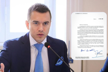 El presidente electo Daniel Noboa