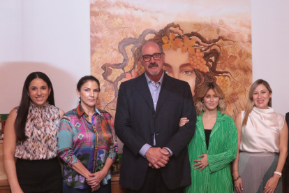 Adriana Velasco, Desiree de Bruzzone, Emilio Bruzzone, Camila Bruzzone y Adriana Ubilla.