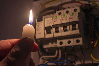 Imagen referencial de corte de luz.