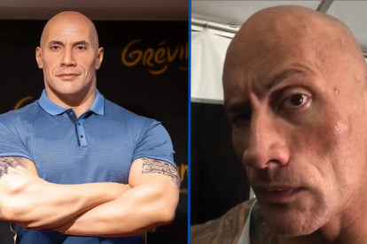 Figura de cera de Dwayne Johnson