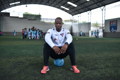 William Araujo sigue cada juego de Liga de Quito, club con el que ganó cuatro coronas internacionales.