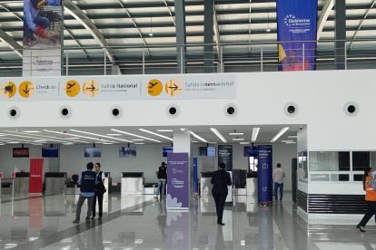 Salidas. Una fotografía de referencia del aeropuerto de Guayaquil.