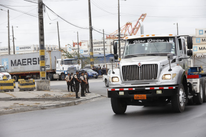 Guayaquil.- Las actividades normales en el Puerto Marítimo de Guayaquil.