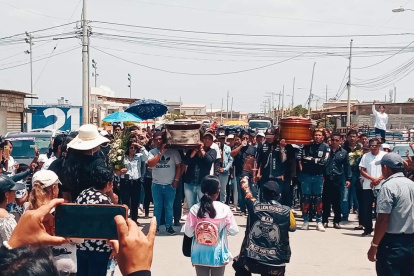 Crimen. El sepelio de uno de los hechos de sangre registrados en Playas.