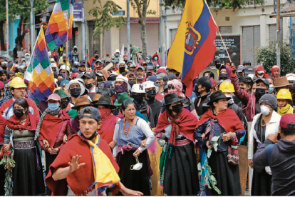 El movimiento indígena con su brazo político, Pachakutik, y su espacio social, la Conaie, enfrentan una fuerte división que ha debilitado sus acciones conjuntas del pasado.