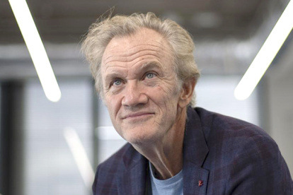 Fotografía del autor norteamericano J. D. Salinger.