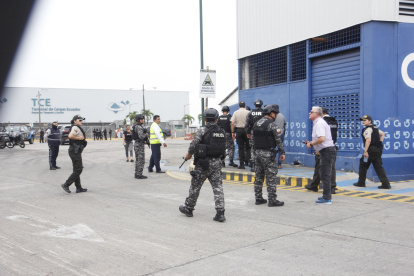 Frustran asalto en la Terminal de Carga del Ecuador, junto a la avenida de las Américas.