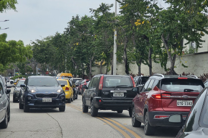 Los atascones se evidenciaron cerca del Parque Histórico