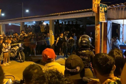 Acto. El ataque a balas se registró en un cumpleaños en un restaurante de San Pablo, en Santa Elena.