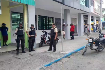 El Sindicato de Obreros de la Prefectura de Esmeraldas, este 31 de octubre.