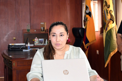 La exgobernadora de la provincia de El Oro, Mirtha Aristiguieta.