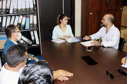 Funcionarios de la ATM y dirigentes de la transportación urbana se reunieron la tarde de este martes 31 de octubre.