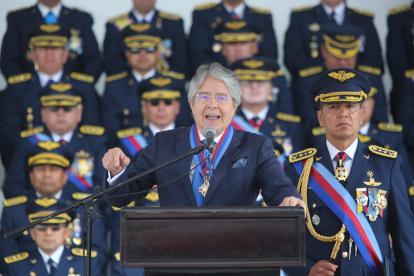 Acto. El presidente Guillermo Lasso, en una reciente actividad oficial en el país.
