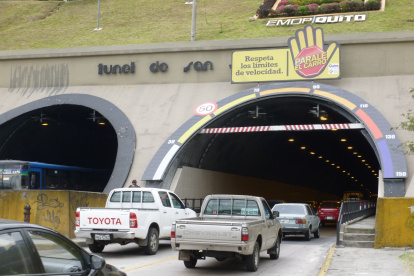 El túnel de San Juan, centro de Quito cerrará un tramo por trabajos de mantenimiento
