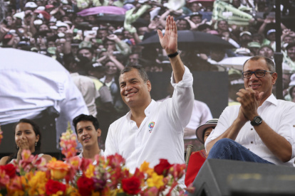 Rafael Correa ha sido uno de los más fieles defensores de Jorge Glas.
