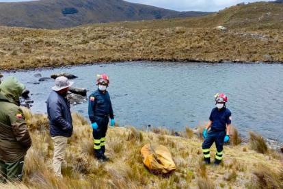 Hallazgo. El cuerpo del joven estaba en una laguna.