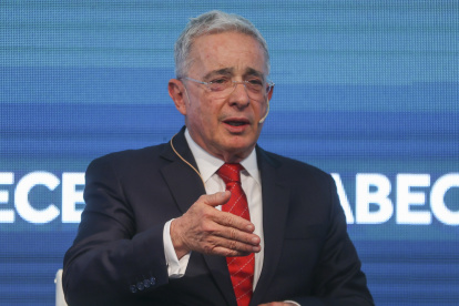 Bogotá. Álvaro Uribe, expresidente de Colombia.