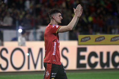 El argentino Nicolás Rinaldi suma un gol en la LigaPro 2023, el cual se lo marcó a Barcelona en septiembre de 2023.