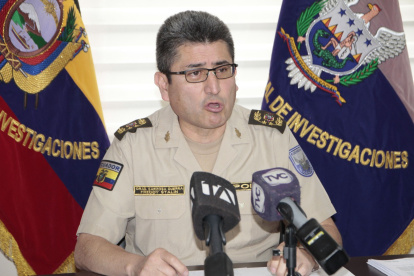 Detalles. Freddy Sarzosa informó sobre los pormenores de su detención.