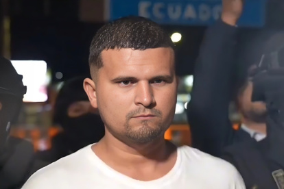 Detención. Alias Satanás fue detenido en una de las calles de Loja.