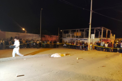 Sitio. El cuerpo quedó tendido en una calle aledaña a El Dorado.
