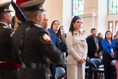 La asambleísta Ana Galarza participó del acto de entrega de credenciales de los nuevos legisladores.