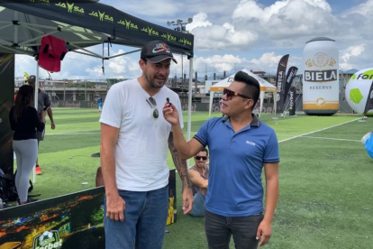 Invitado. Kaviedes fue invitado por el Municipio de Tena por su fundación.