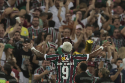 Celebración del Fluminense en el estadio de Maracaná, en Rio de Janeiro (Brasil).