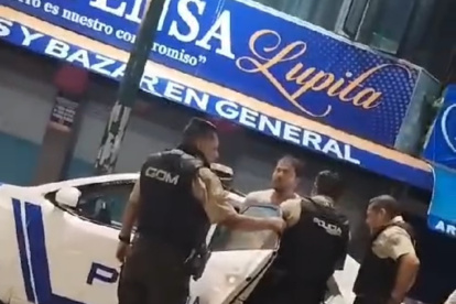 Incidente. Clientes de un local de comidas llamaron a la Policía por problemas protagonizados por el exfutbolista.