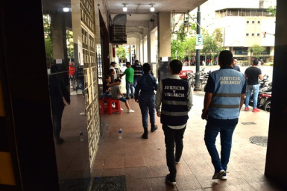 Los operativos se realizaron a lo lago de la calle Costanera.