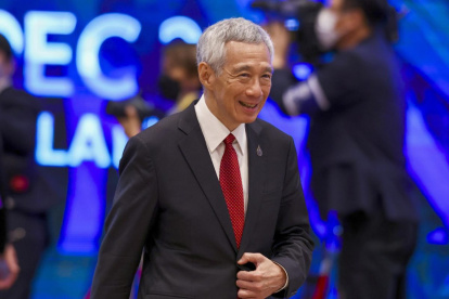 Figura. El primer ministro singapurense, Lee Hsien Loong.