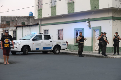 La Policía llegó al lugar para acordonar la zona