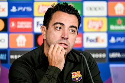 Xavi Hernandez ya se encuentra en Hamburgo, Alemania para el partido con el Shakhtar Donetsk este martes 7 de noviembre.
