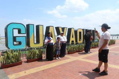 Turismo. El malecón 2000 es una de las zonas de mayor turismo en Guayaquil