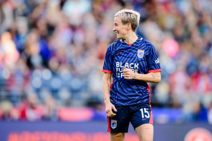 La futbolista estadounidense Megan Rapinoe en sus últimos partidos con el Ol Reign de la liga de fútbol femenino de ese país.