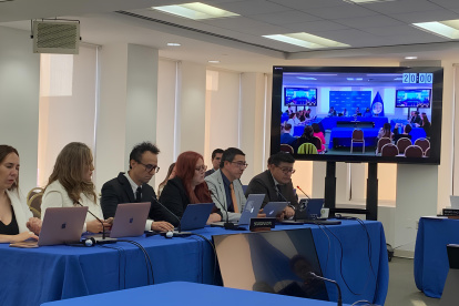 El excandidato presidencial Christian Zurita estuvo entre los miembros de la delegación de periodistas.