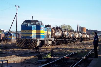 Transporte.- El ferrocarril de Uruguay.