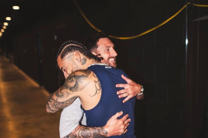 Lionel Messi sorprendió a los asistentes al último concierto de Maluma en Miami.