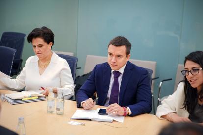 El mandatario electo se ha reunido con bancos de inversión en Estados Unidos.